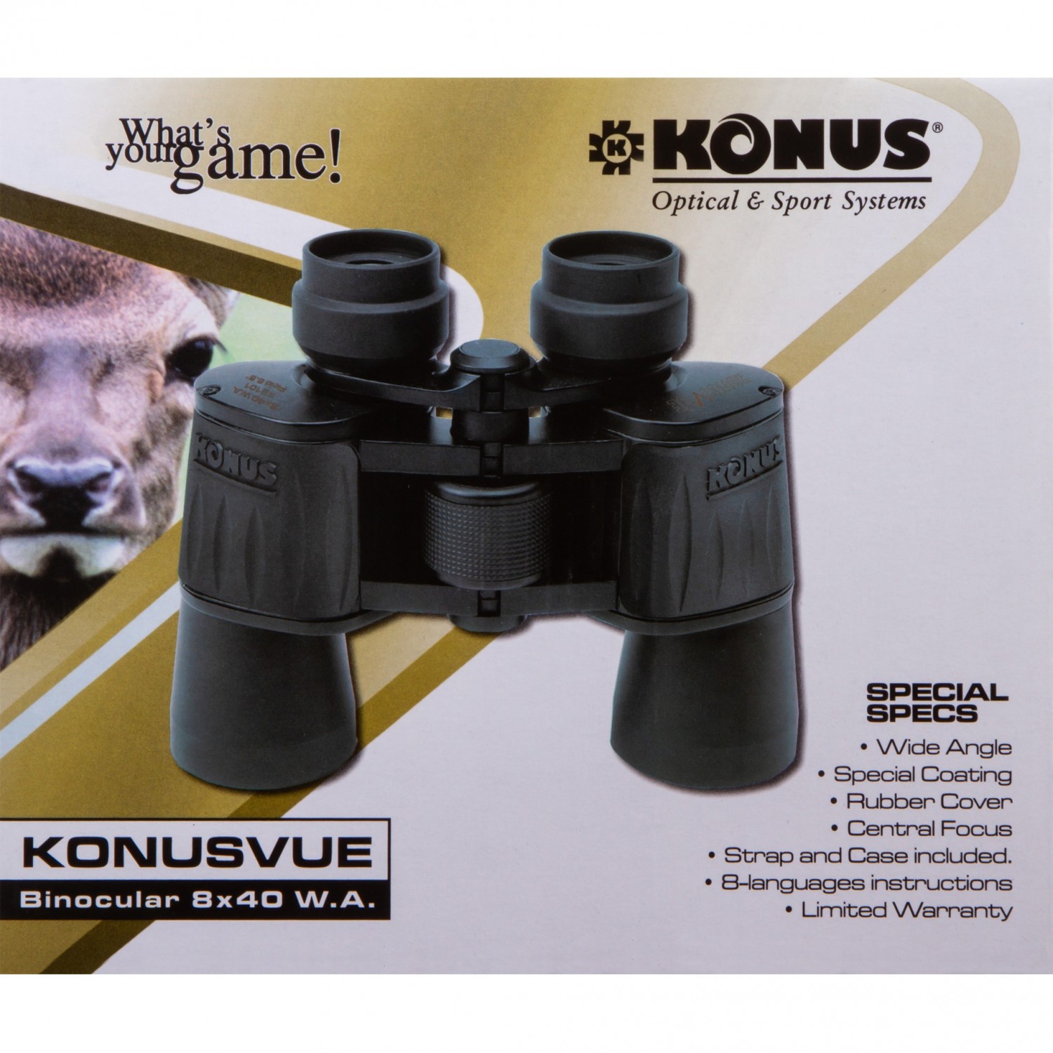 KONUS KONUSVUE 8x40 WA Купить Бинокль на Официальном Сайте